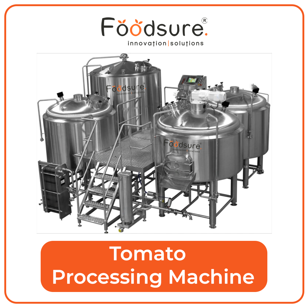 Tomato Processing Machine - Capacity: Upto 3000 Kg Kg/hr