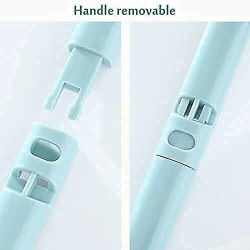 Heria Multifunctional Window Mesh Screen Cleaner, Window Screen Cleaning Wiper Long Handle Washing Equipment, Detachable Window Cleaner Tool (Multi-color (One Side)