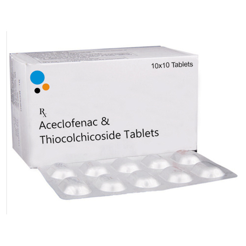 Aceclofenac And Thiocolchicoside Tablets - Age Group: Adult