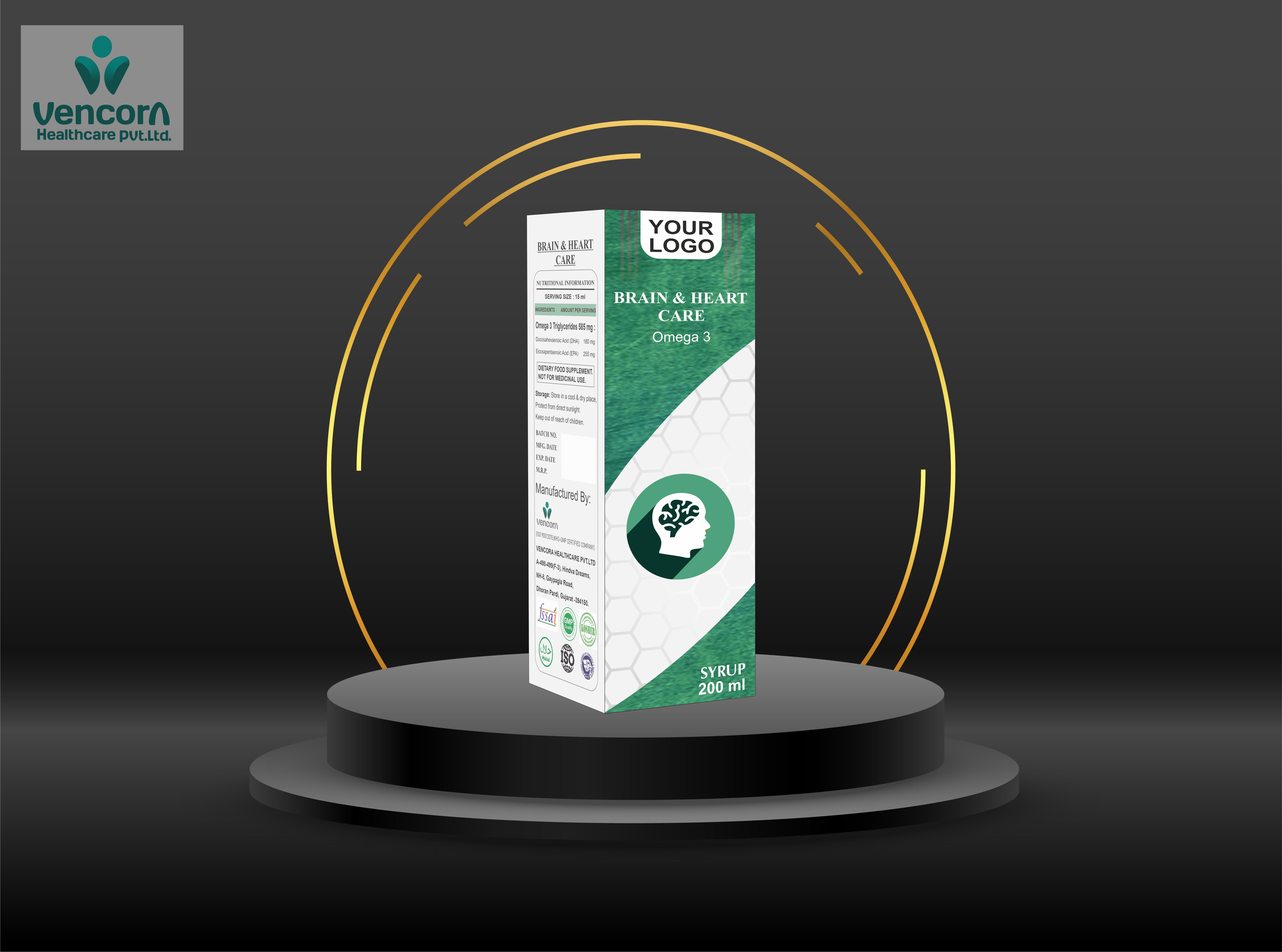 Brain & Heart Care Syrup 02 - Best Before: 36 Months