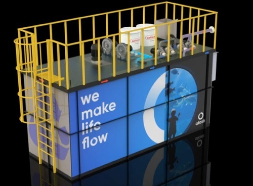 आशीर्वाद प्री फेब एमबीबीआर एसटीपी संयंत्र