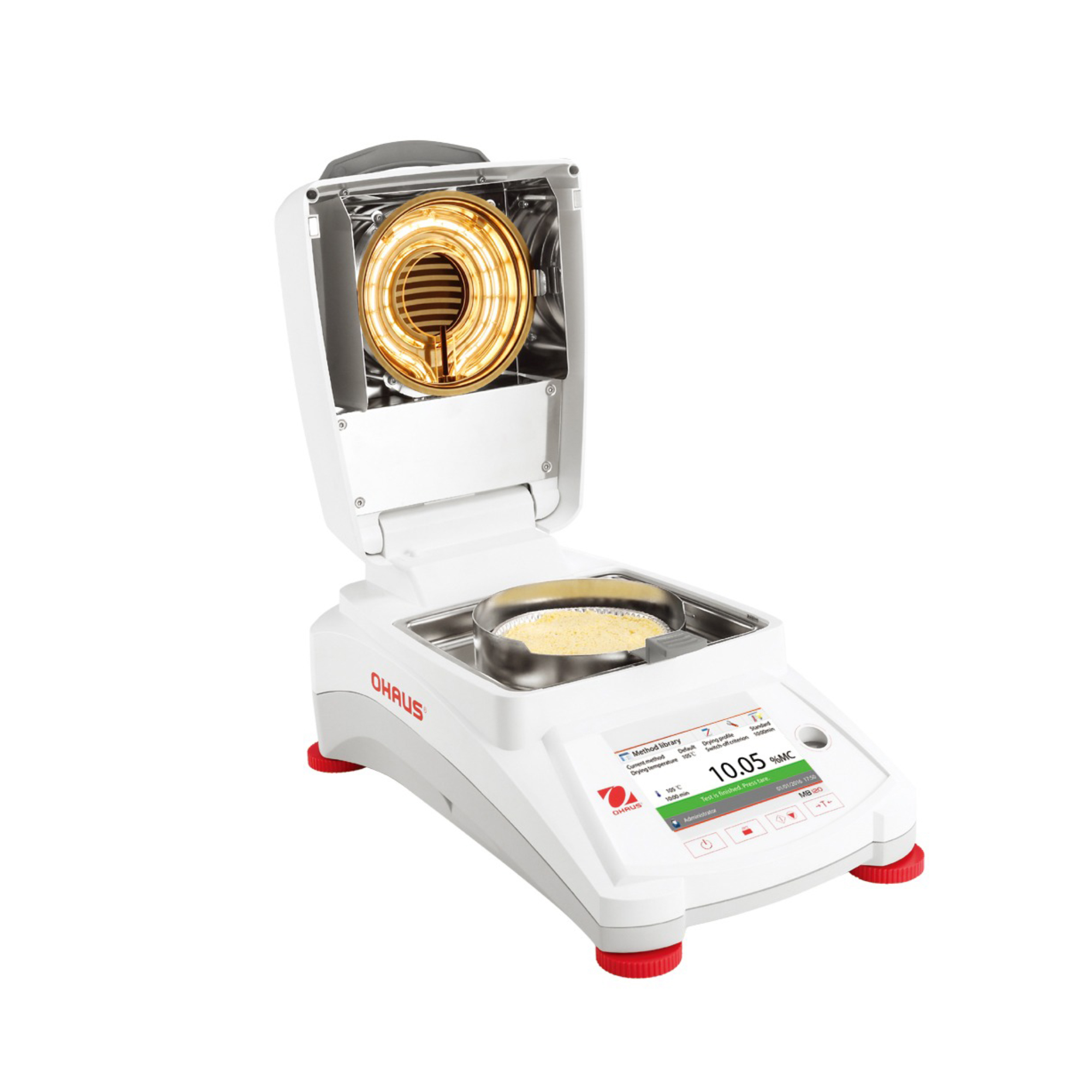 Mb120 Ohaus Moisture Analyzer - Color: White