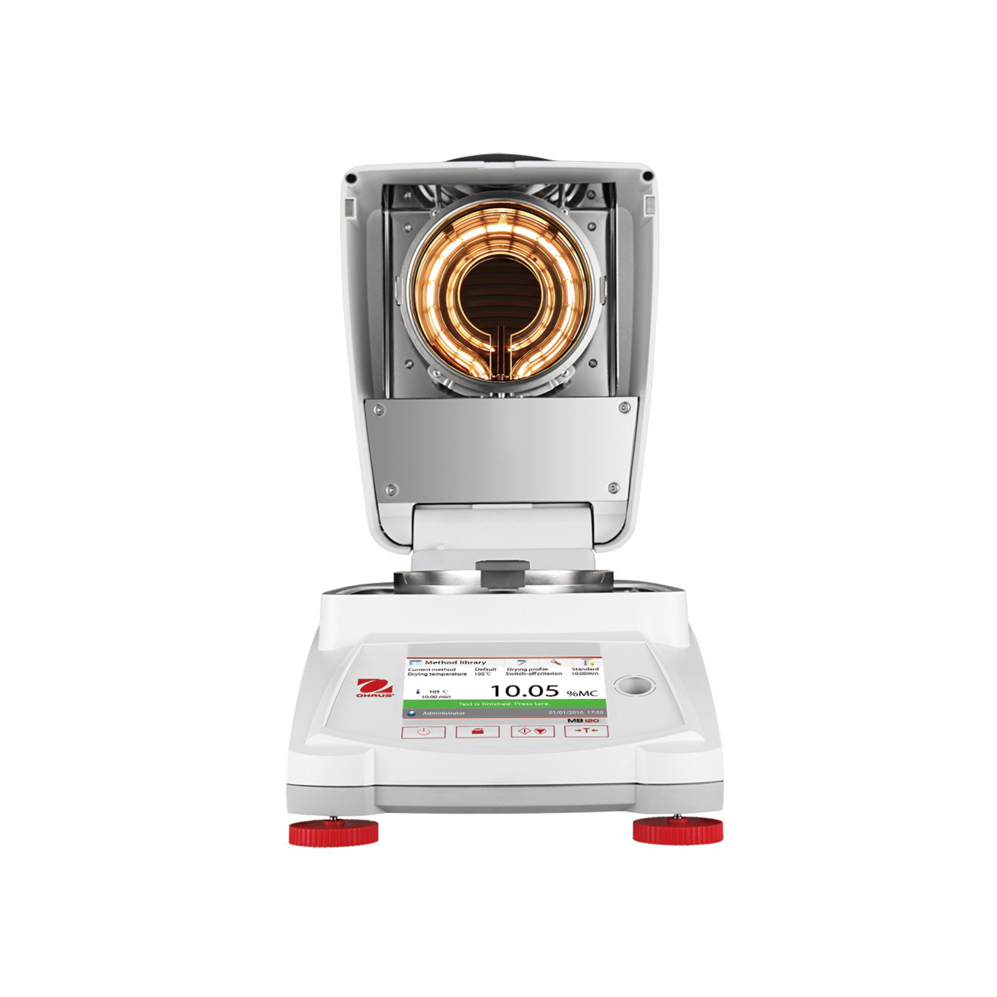 Mb120 Ohaus Moisture Analyzer - Color: White