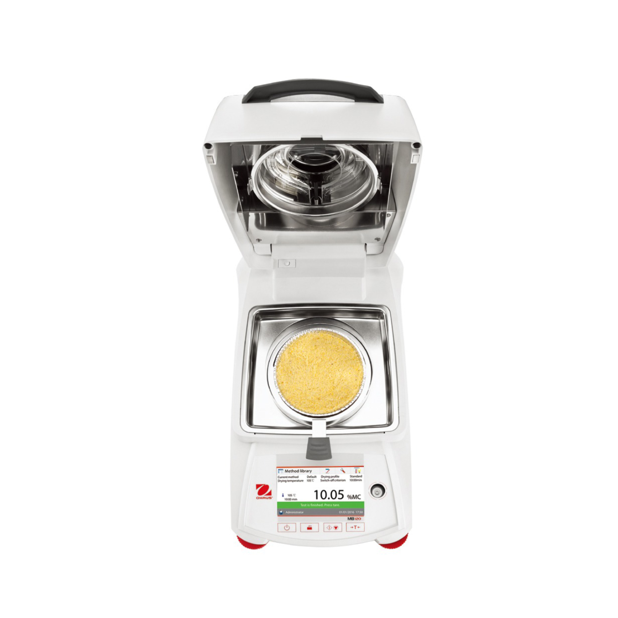 Mb120 Ohaus Moisture Analyzer - Color: White