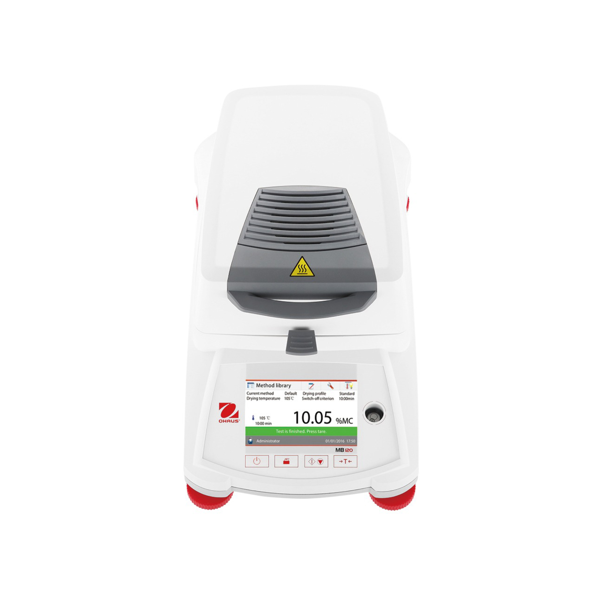Mb120 Ohaus Moisture Analyzer - Color: White
