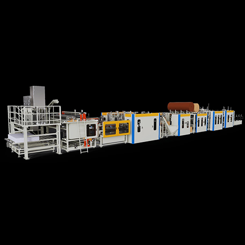 LR-MP-55P स्वचालित गद्दा क्राफ्ट पेपर पैक करने की मशीन