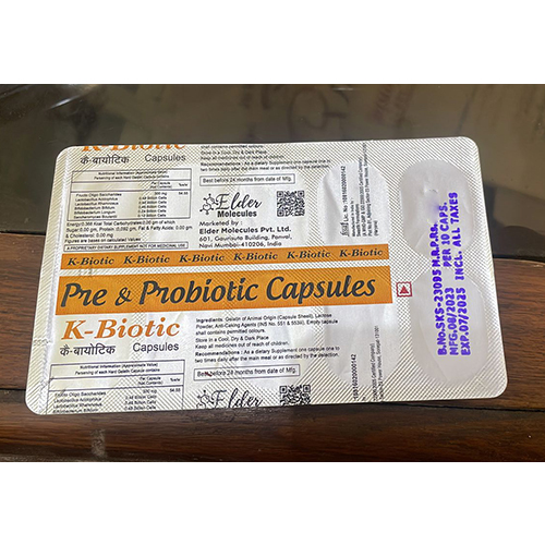 Pre And Probiotic Capsules - Adult Formula For Optimal Gut Health | Easy To Swallow, General Medicine, Store In A Cool Place, Follow Recommended Dosage