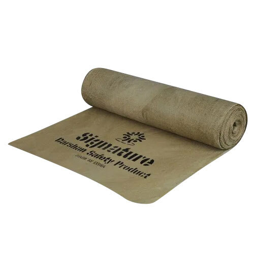 Signature Welding Blanket - Ceramic Fiber, 2m X 1m X 3.2mm, Brown | Skin Friendly, Heat Resistant, 1500 Gsm, Vermiculite Coated, 1260â°c Resistance