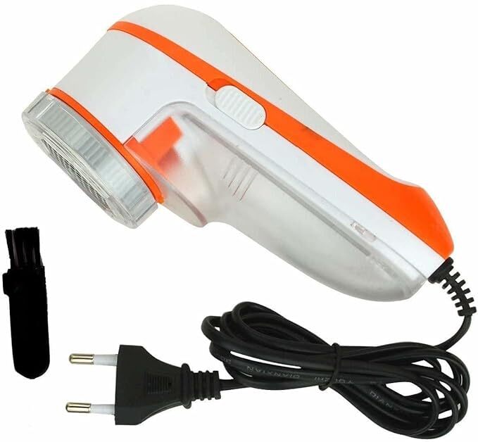 Yunivan Fuzz Balls Pills Lint Roller - Plastic Material, 120 Volt Power Supply | White Color, Extra Year Warranty Included