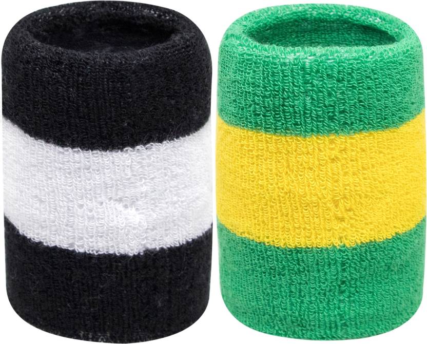 Sports Cotton Wristbands - Cotton Blend, One Size Fits All, Florescent Color | Sweat Absorption, Durable, Hypoallergenic, Stylish Design