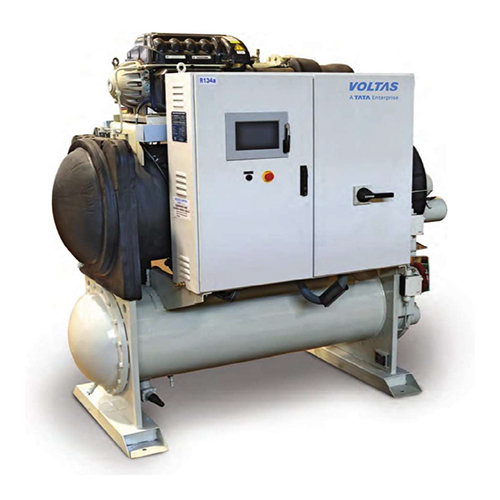 Water Cooled Scroll Chiller - Metal Build, Electric Power Supply | Industrial Grade, New Condition, Warranty Included