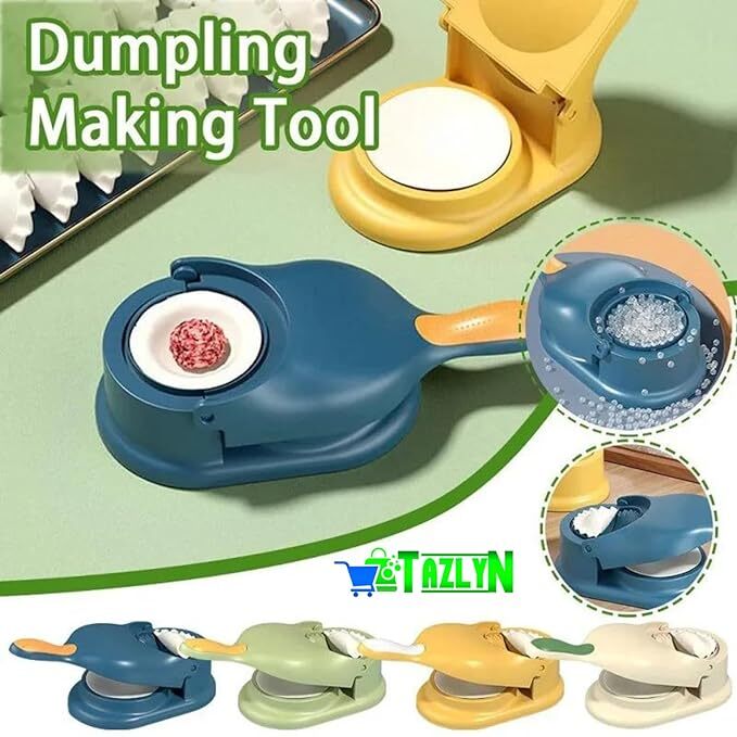 Mitsico 2 In 1 Dumpling Maker - Plastic, 29.2l X 11.4w X 7.1h Centimeters, Multicolor | Ergonomic Handle, Multi-function, Time-saving Momo & Gujiya Tool