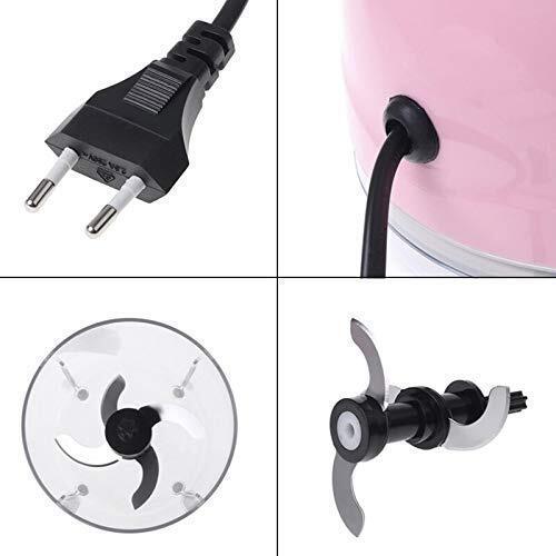 Multipurpose Food Chopper Food Processor Blenders Mini Blender Mixers & Grinder Capsule Cutter Quatre Mini Electric Blender - Color: Multicolor