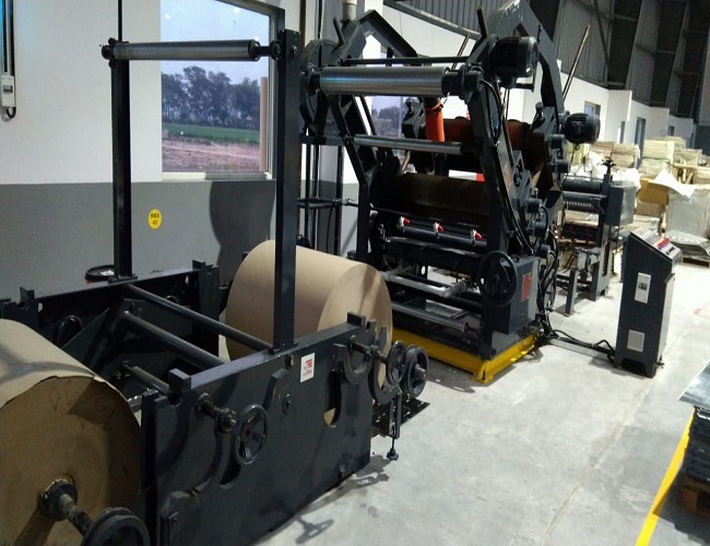 Boxmac Double Profile Fingerless Corrugation Machine Bearing Mounted At High Speed