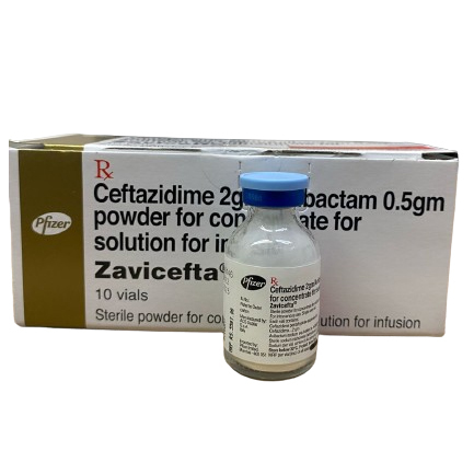 Zavicefta Injection - Liquid Form Antibiotic for Severe Bacterial Infections | Dosage As Suggested, Room Temperature Storage