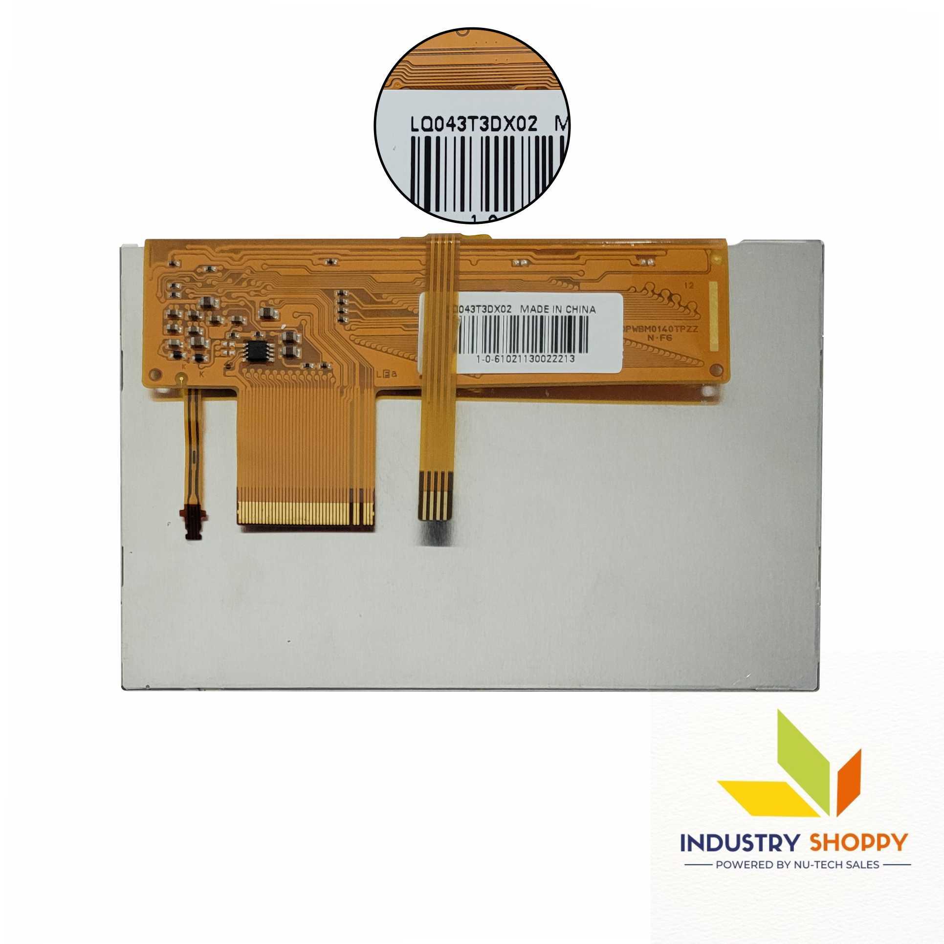 Sharp Lq043t3dx02 Lcd Module With Touch Screen - Application: Industrial