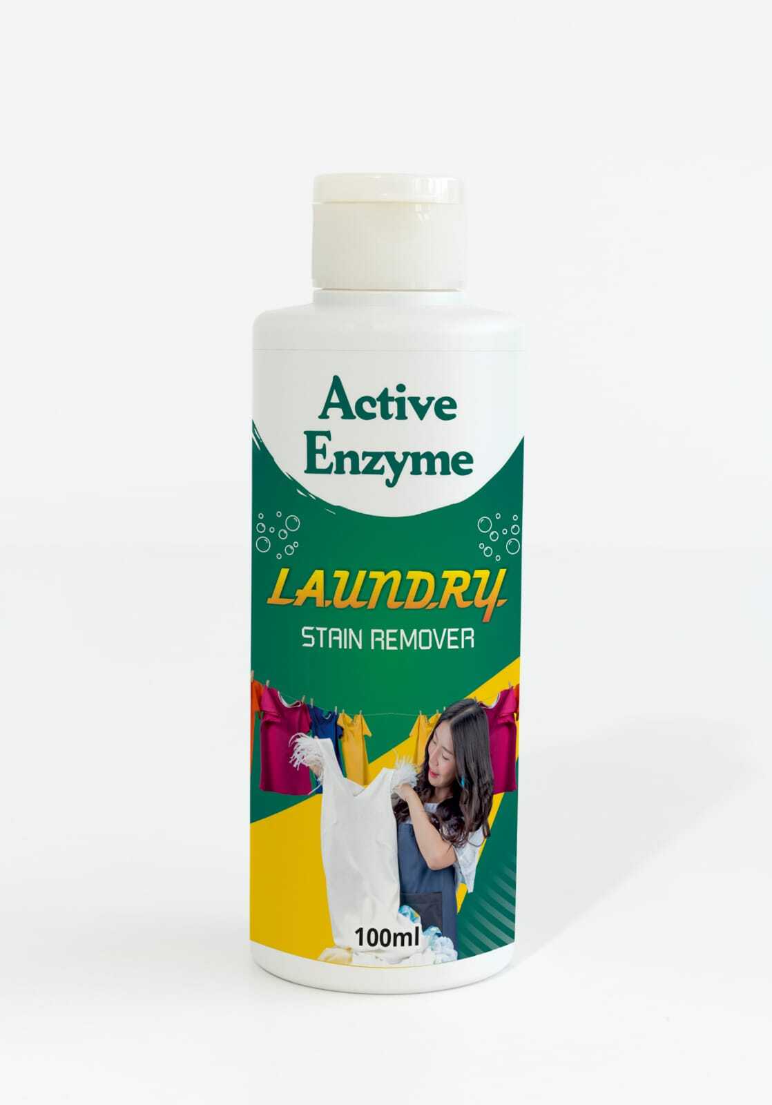 Laundry Detergent - 100ml | Active Enzyme Stain Remover For Effective Laundry Treatment