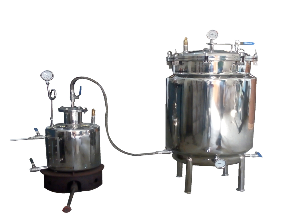 Silver Autoclave Retort Sterilizer