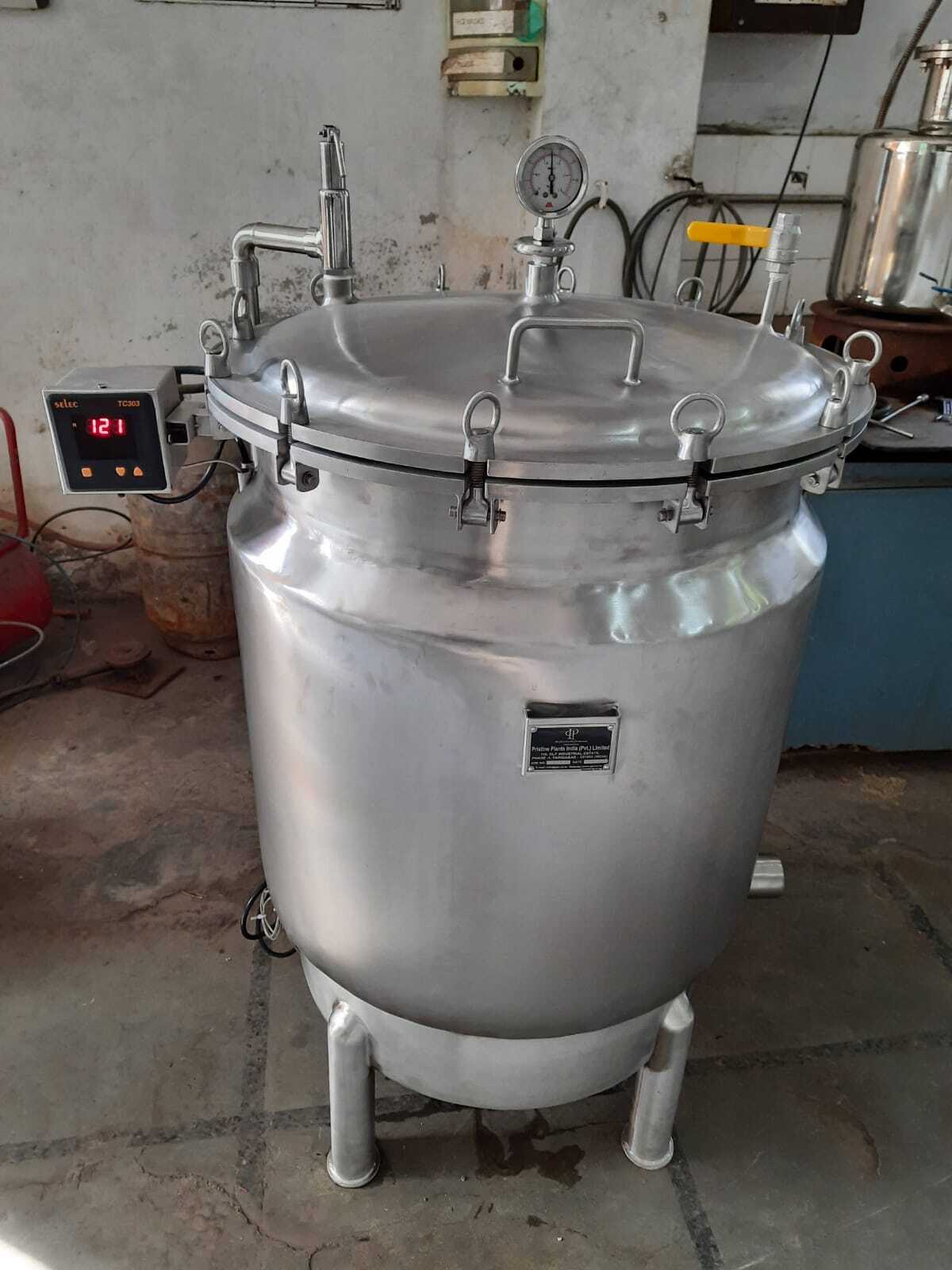 Silver Autoclave Retort Sterilizer