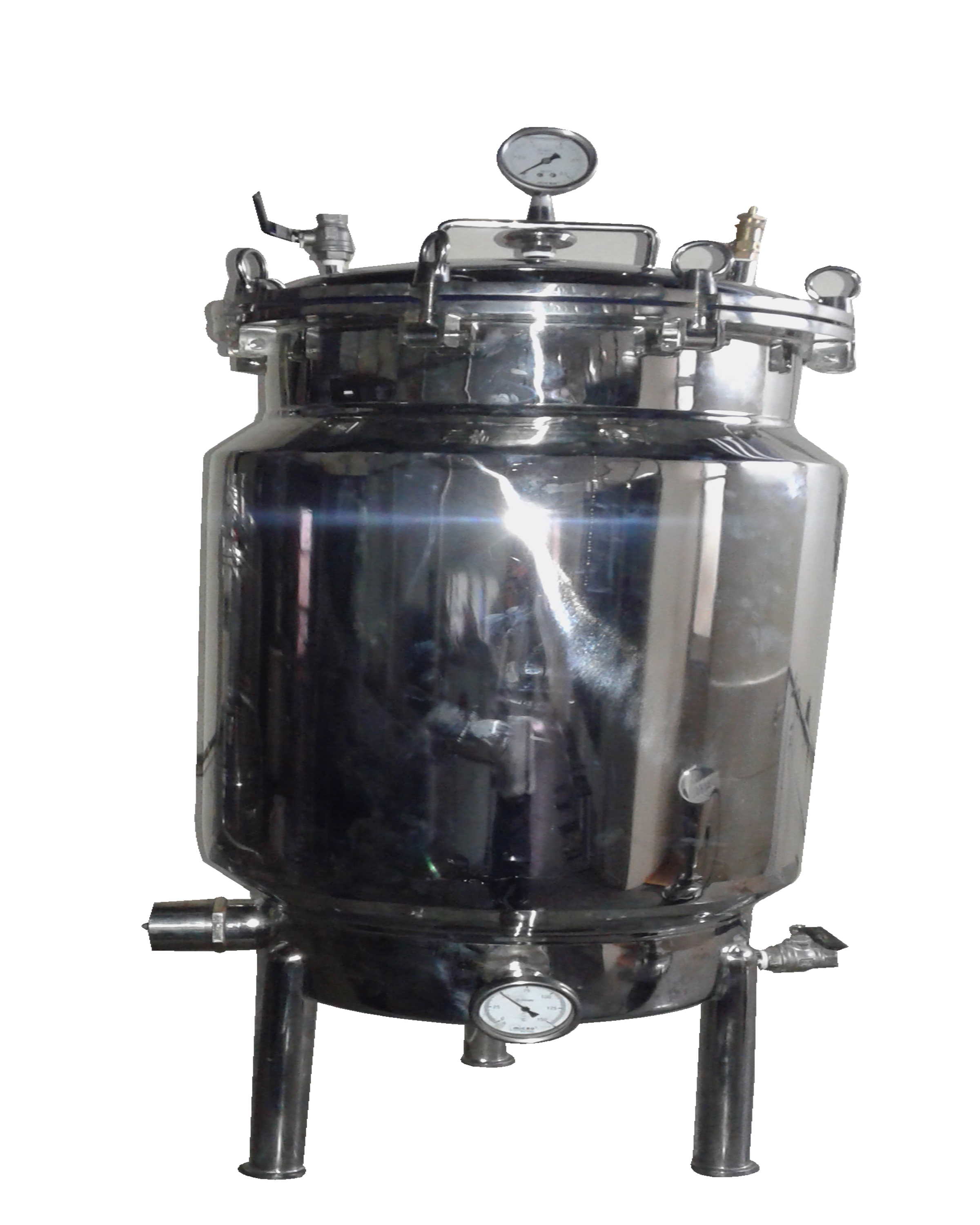 Silver Autoclave Retort Sterilizer