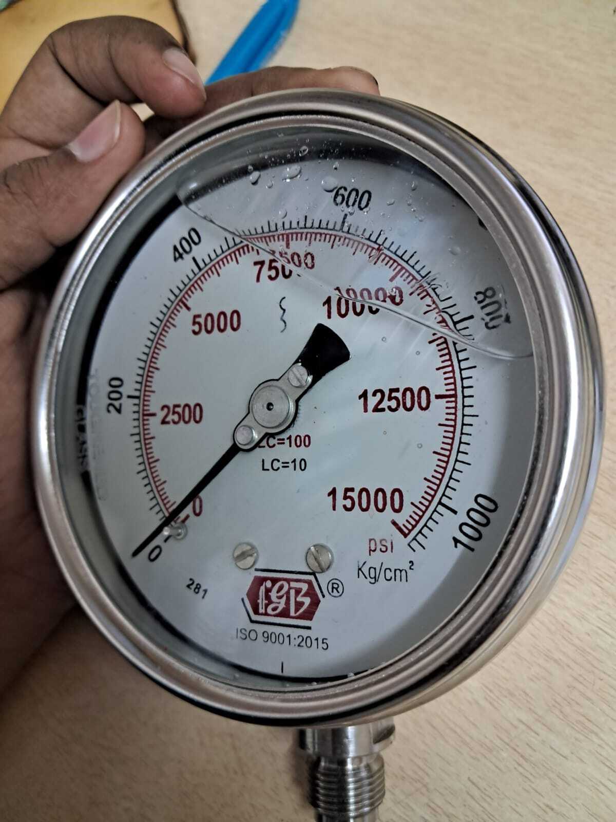 Complete Ss Glycerin Filled Gauge