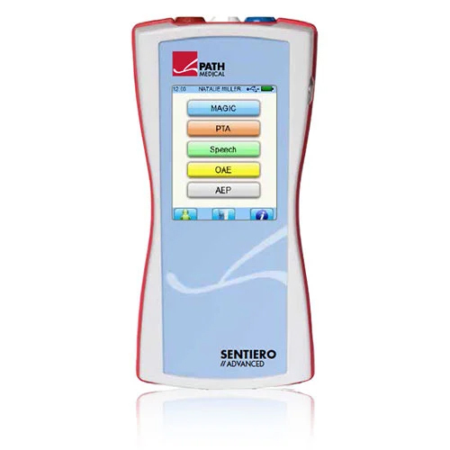 Santiero Path Medical Diagnostic OAE - Durable Plastic, Portable Design, Color Display | High Accuracy, Battery Powered, PC Synchronization