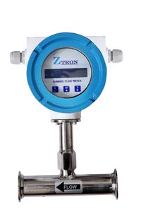 Turbine Flow Meter - Color: Blue