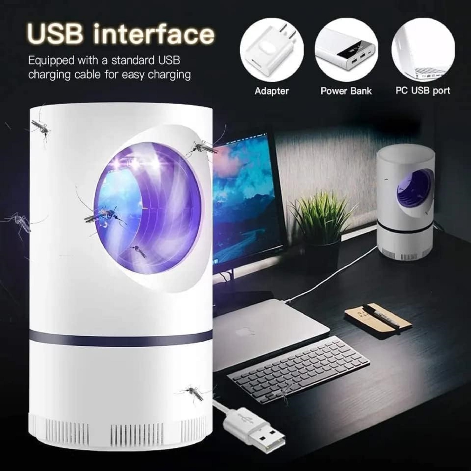 Eletronic Led Mosquito Killer Machine Trap Lamp
