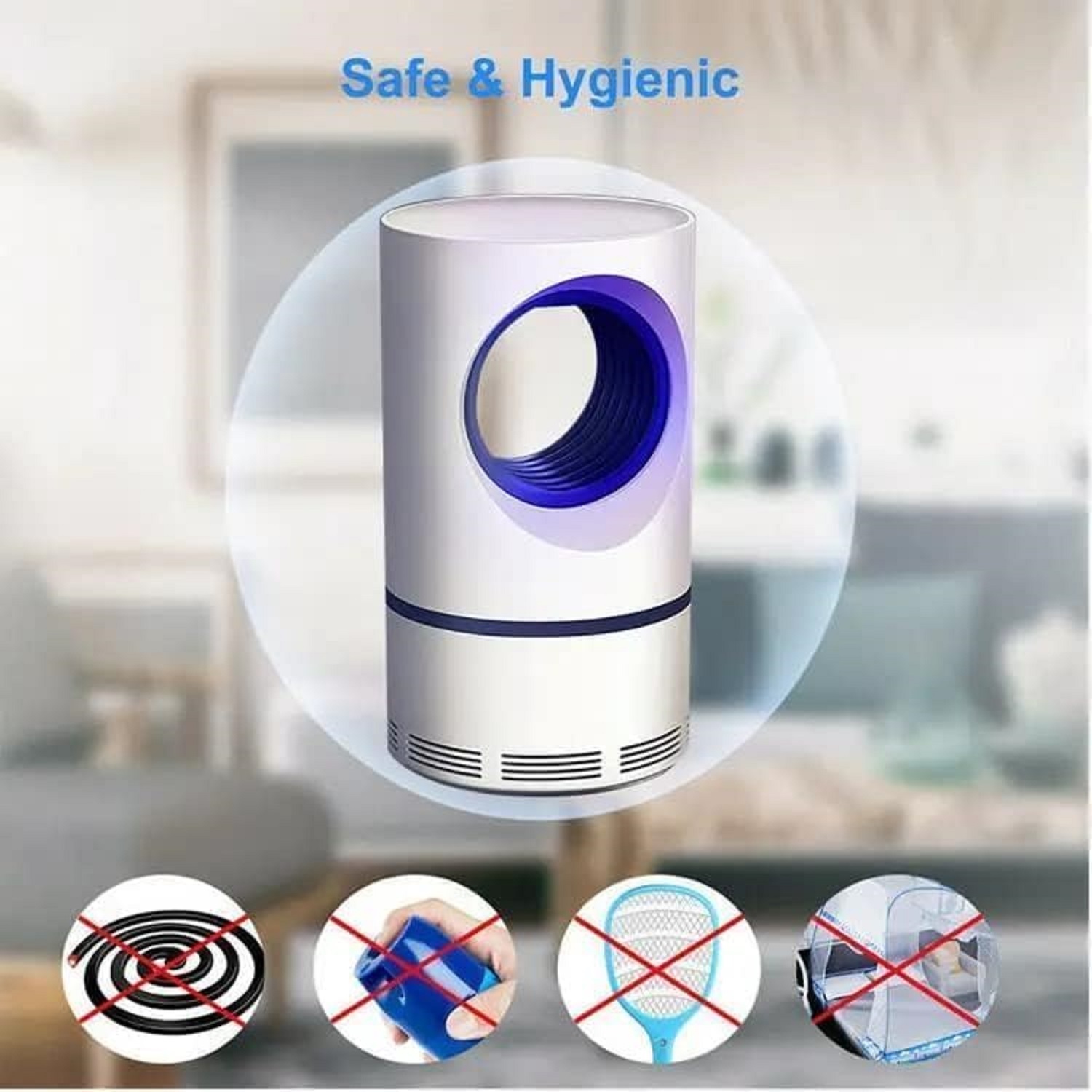 Eletronic Led Mosquito Killer Machine Trap Lamp