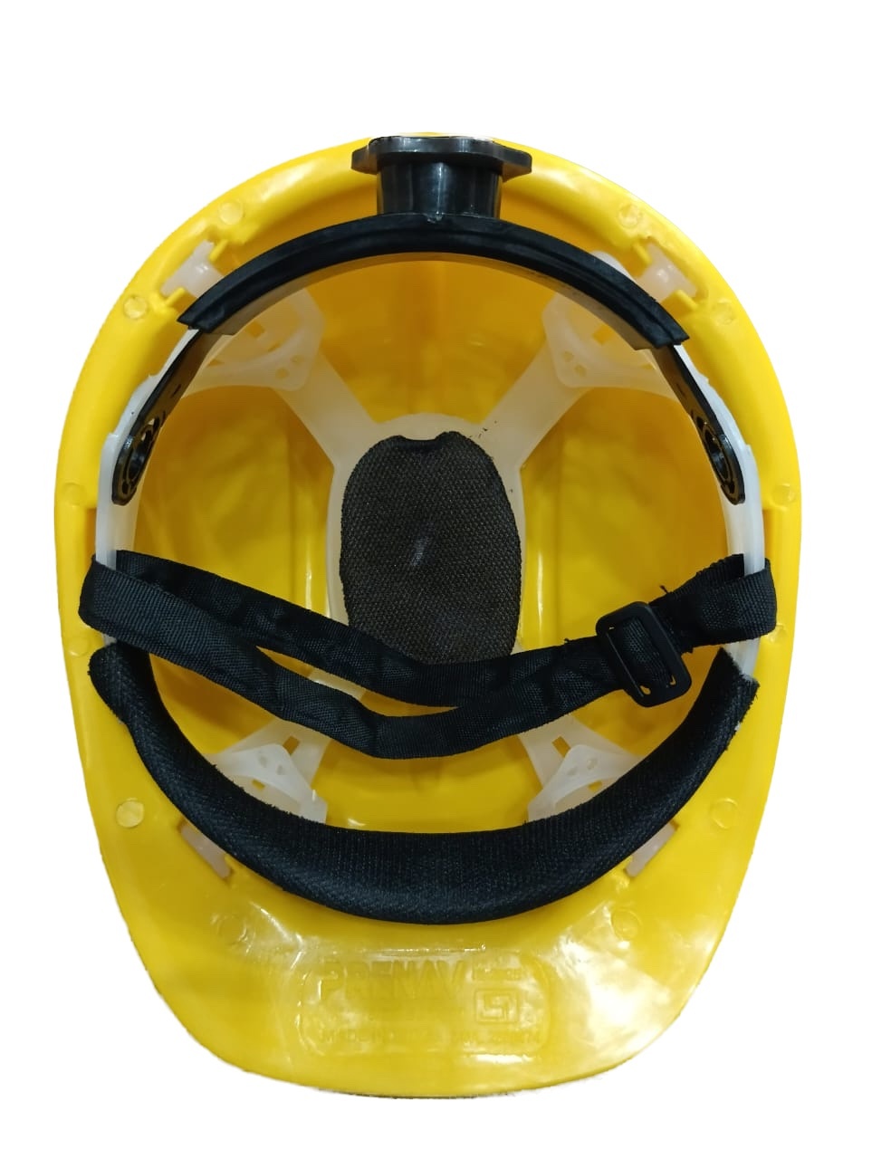 Yellow Safety Helmet - High-quality Plastic Customized Fit Open Face Design For Maximum Visibility And Protection