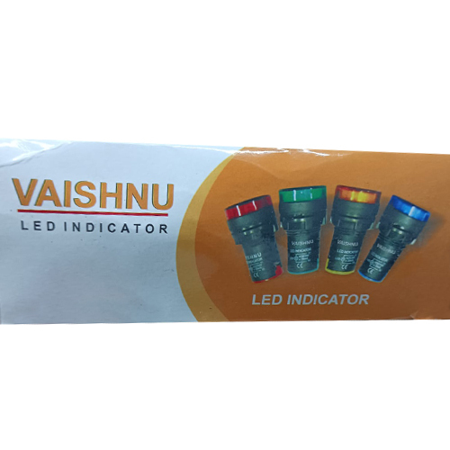 Yellow Led Panel Indicator - Plastic, Multicolor | Industrial Application, Supply Voltage: 220-240 Volt