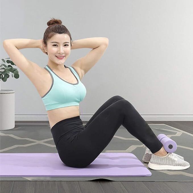 Dr Mall Home Fitness Equipment Sit-ups And Push-ups Assistant Device - Rubber Material, Size 20x15x10 Cm, Multicolor | Suction Cup, Single Cavity Design