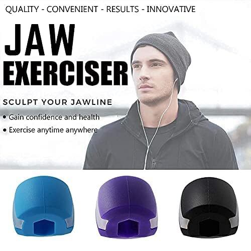 Meetzone Jawline Exerciser For Men And Women - Pvc Material 10 X 10 X 10 Cm Multicolor | Easy-to-use Face Chin Mouth Exerciser Jaw Muscle Toner