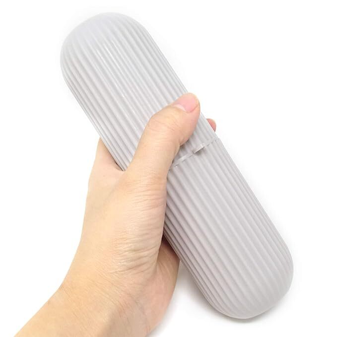 Honbay Portable Plastic Toothbrush Toothpaste Cup Case Box Holder Container For Travel - Cavity Quantity: Single