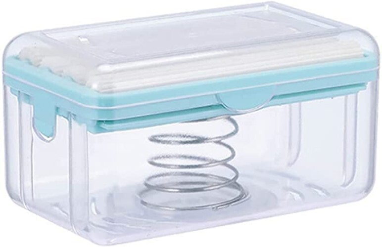 Qonetic Multifunctional Soap Dish Laundry Rolling Soap Box Portable Soap Bar Box Dispenser With Rubber Roller Foaming Soap Saver With Drain Holes And Spring Travel Soap Holder (Soap Dispenser)