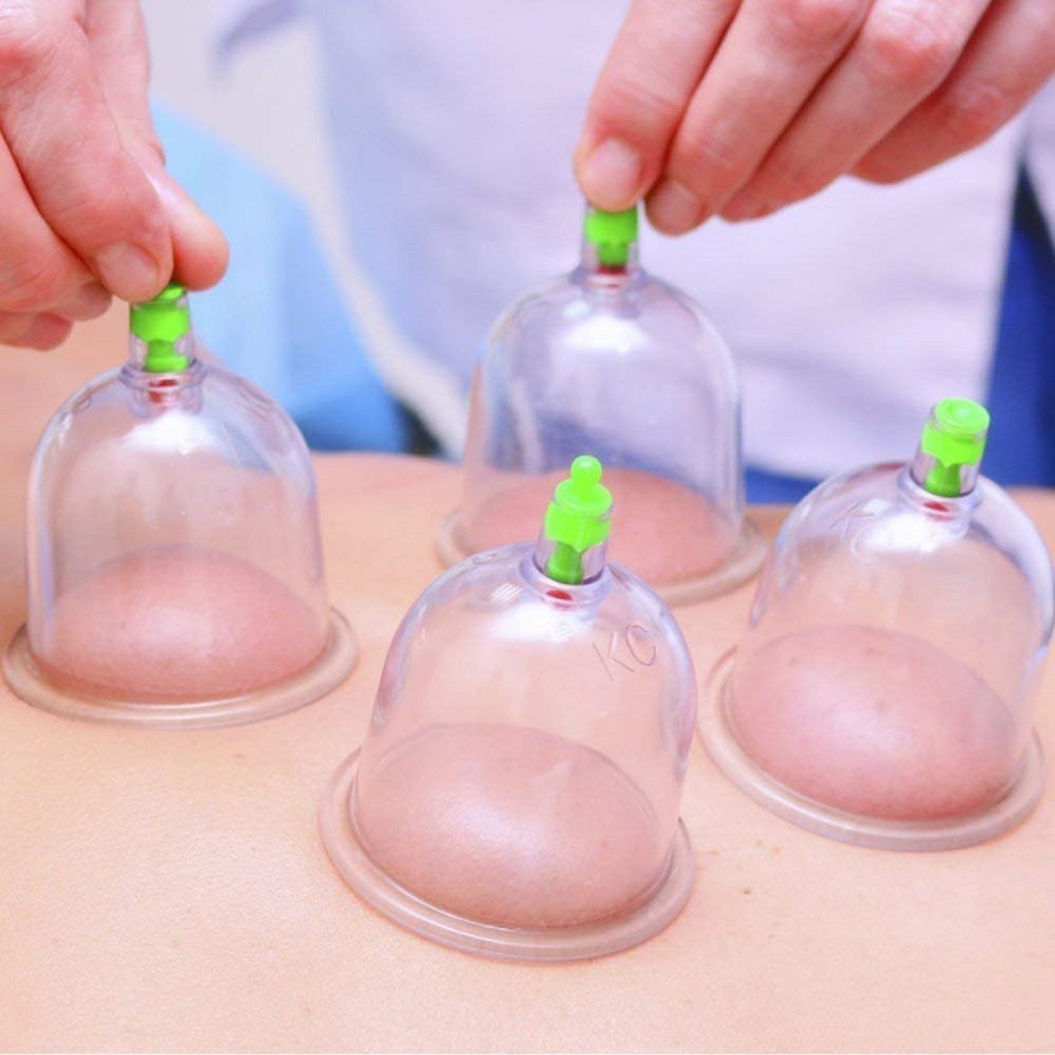 12 Cups Sets For Cellulite Cupping Massager - Environmentally Friendly Silicone Material , Easy To Use And Clean With Strong Suction, Pain Relief And Improved Circulation