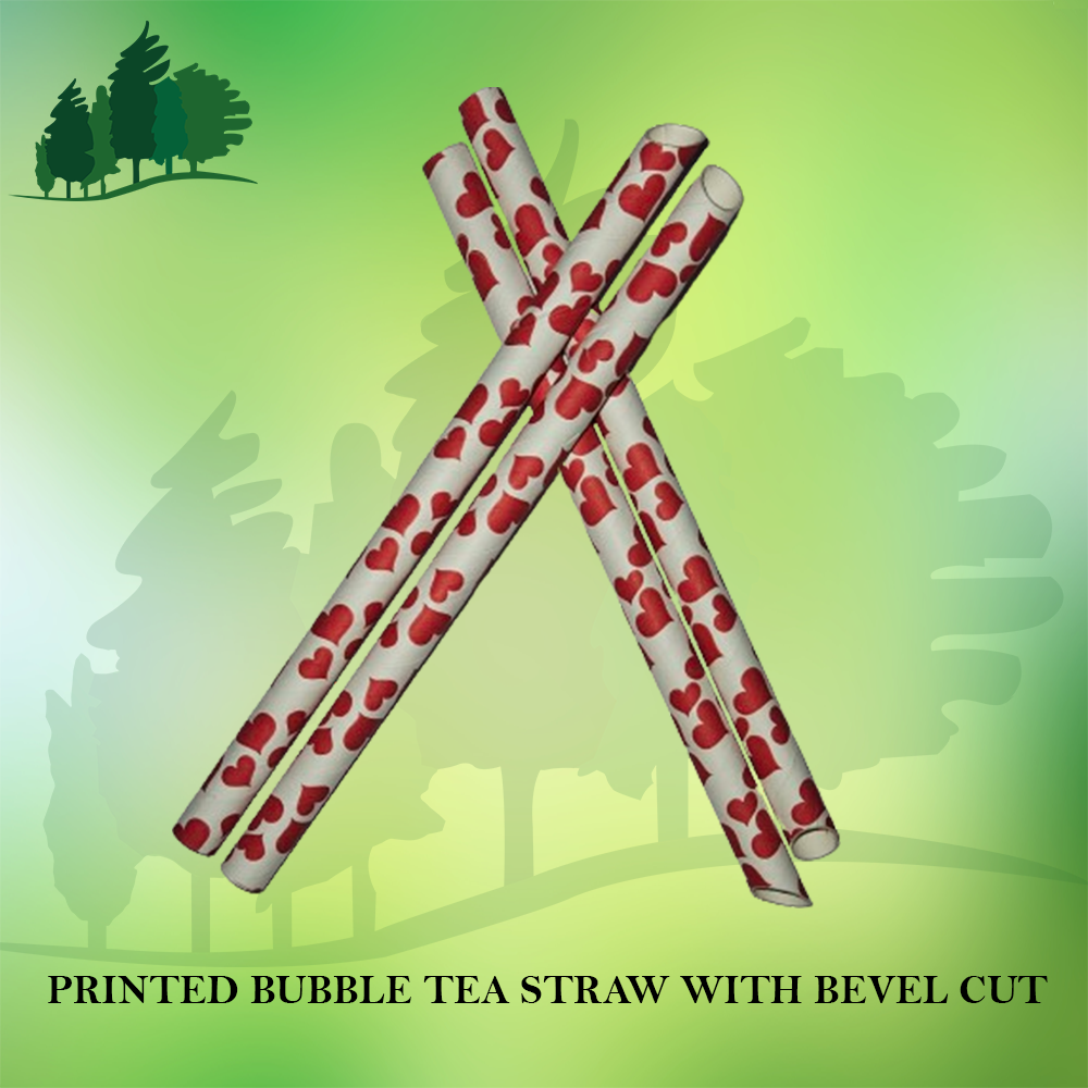 Printed Bubble Tea Paper Straw