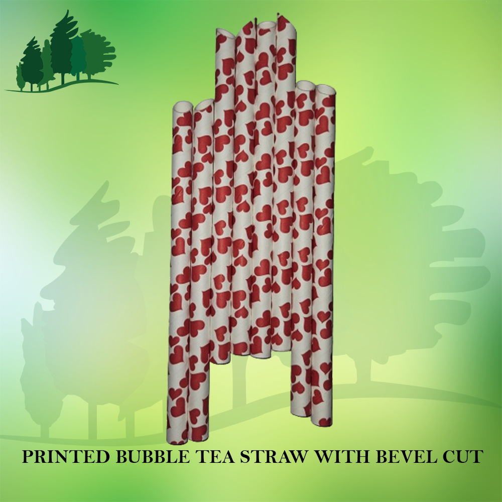 Printed Bubble Tea Paper Straw