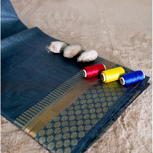 Casual Emerald Elegance Silk Saree