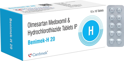 Benimek H 20 Tab. - Benidipine Hydrochloride 20mg, Pharmaceutical Grade, 24 Months Shelf Life