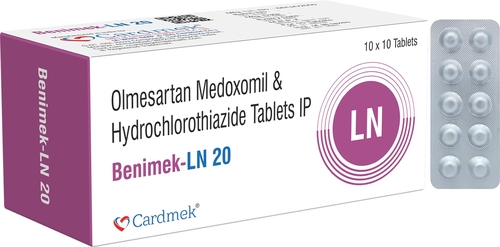 Benimek LN 20 Tab. - Levothyroxine Sodium White Tablet, 98% Purity, 24 Months Shelf Life
