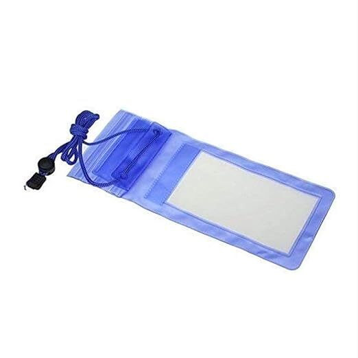Ske Universal Full Waterproof & Dustproof Pvc Mobile Pouch - For Devices Up To 6.5 Inches, Multi-colored, Touch Sensitive, Pack Of 2