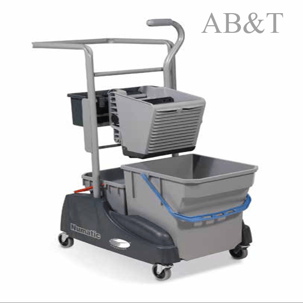 Numatic Double Bucket Wringer Mop Bucket Trolley