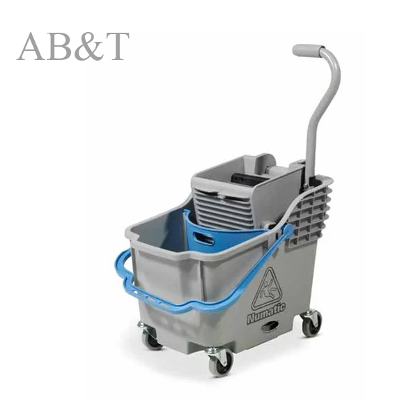 Numatic Double Bucket Wringer Mop Bucket Trolley