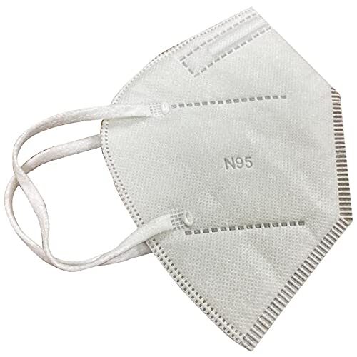 Kn95 Anti Pollution Face Protector - Non-woven Pvc Material, Multicolor, Reusable With Melt Blown Layer