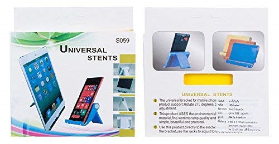 One Stop Shop Multi-angle Universal 270â° Rotation Portable Stents/stands For Mobile Devices - Pvc Material, Single Cavity, Multicolor Design