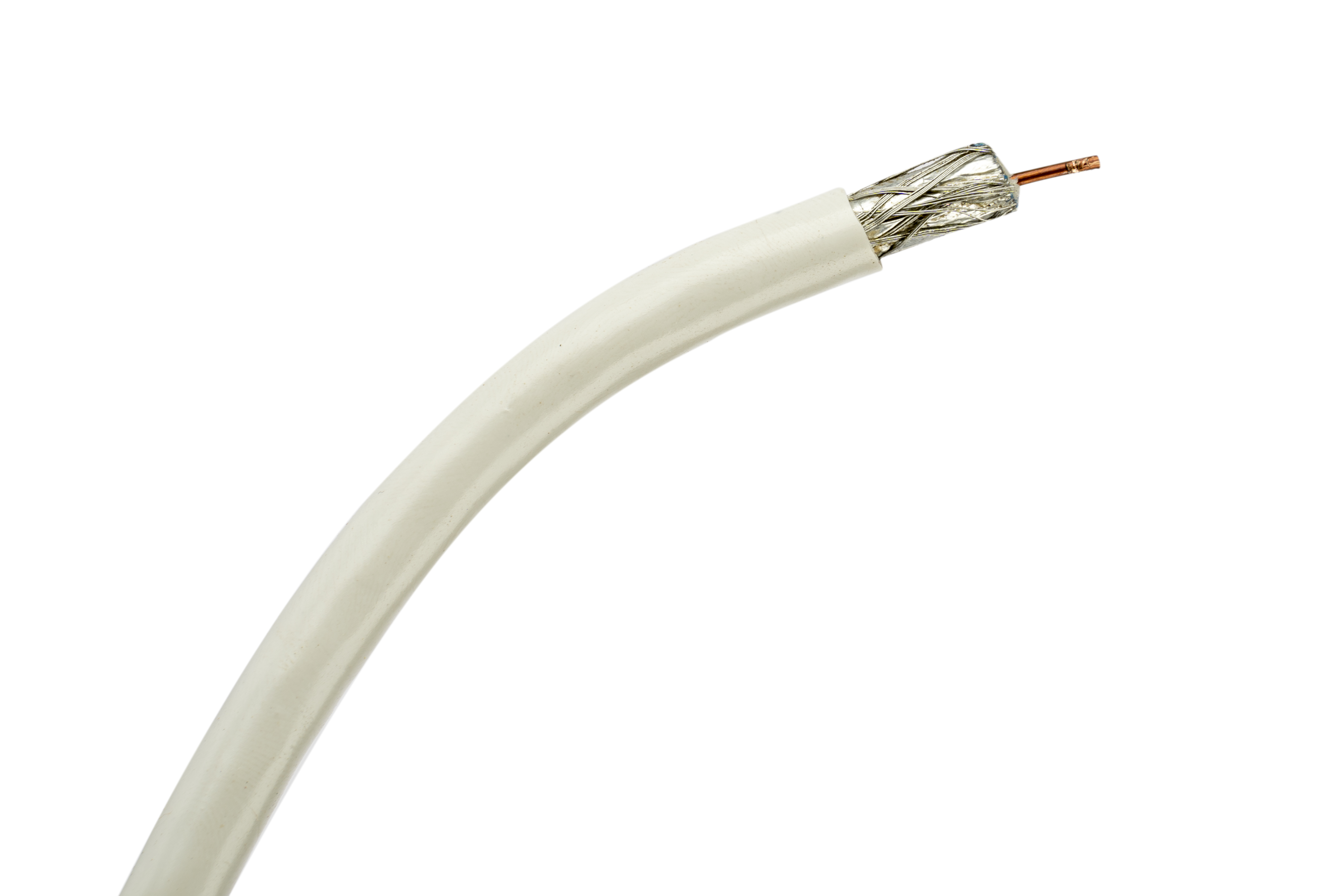 (Rg 8) Dish Tv Cable Copper 270 Mtr White (Reel) Length: 90 Meter (M)