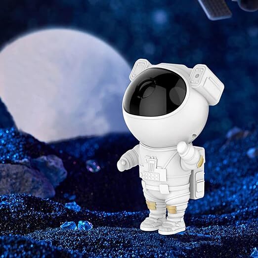 Astronaut Star Projection Lamp Star Galaxy Projector For Kids Bedroom Atmosphere Night Lights Decorative Ornaments Table Lamp With Remote Control Usb Powered