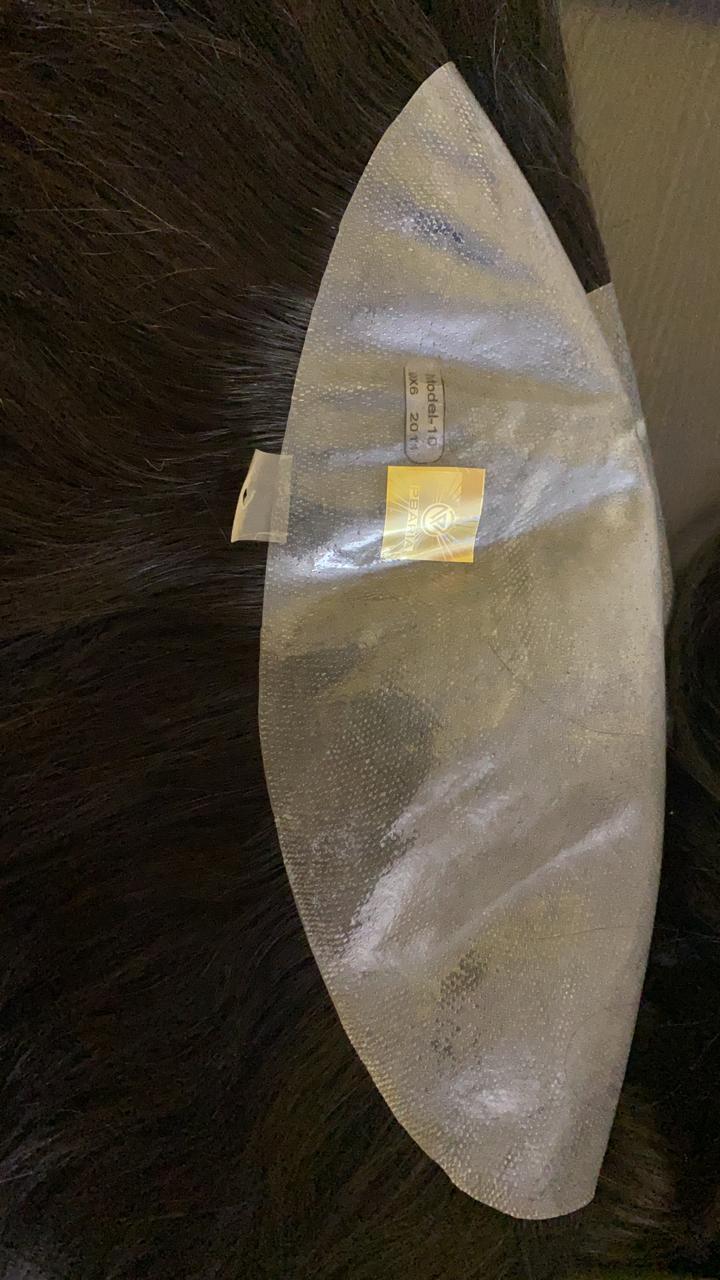 Black Front Line Hair Patch System