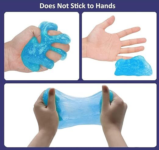 Birzar Super Clean Magic Gel -160 Grm Cleaner For Car Interior, Keyboard, Computer, Laptop, Home & Office Window Dust Remover Flexible Reusable Soft Glue(multicolour) (Pack Of 1)